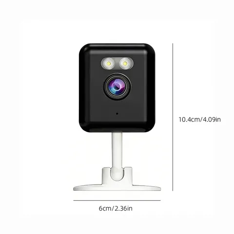 Smart 2MP WiFi Home Security Camera with Night Vision and Audio