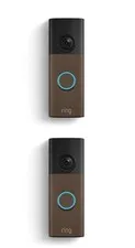 2 Pack Ring - Battery Doorbell (newest model) Retinal 2K with wide-angle New