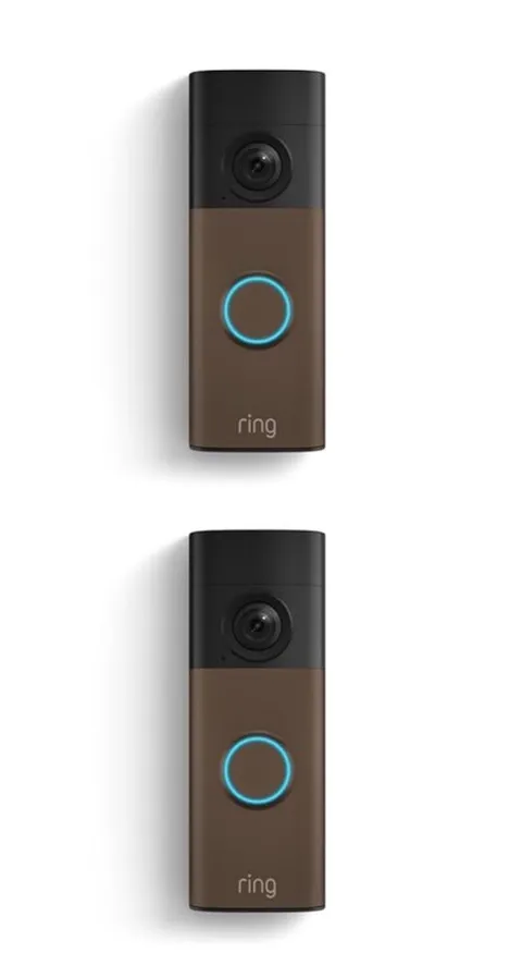 2 Pack Ring - Battery Doorbell (newest model) Retinal 2K with wide-angle New
