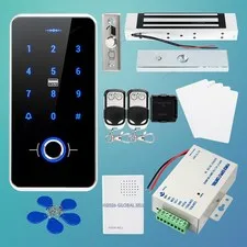 Waterproof Door Lock 13.56MHz IC Fingerprint Access Control System+Doorbell