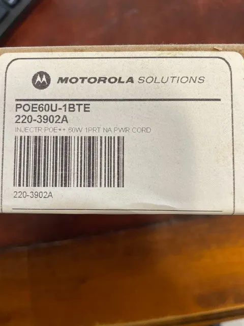 Motorola Solutions POE60U-1BTE  POE Injector