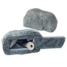 Spare Key Hider Rock - Hide a Key outside in a Real-Looking Stone, Key Hiders ou