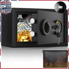 Bukumo Small Safe for Home | Fireproof Waterproof Bag | Alarm System