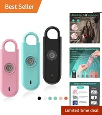 Powerful 140dB Personal Alarm Set for Women: Security, Style & Convenience