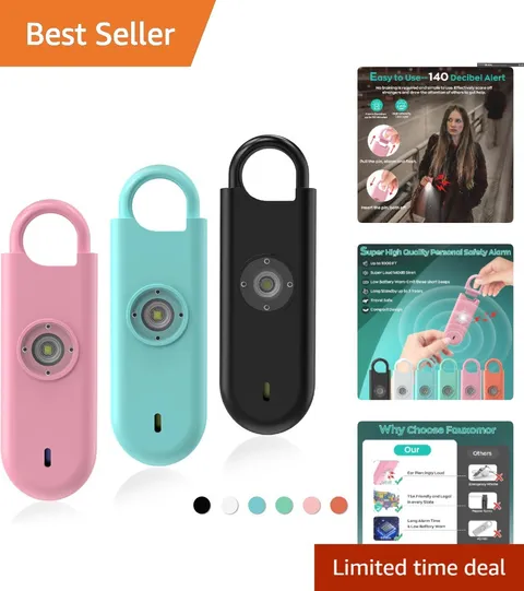 Powerful 140dB Personal Alarm Set for Women: Security, Style & Convenience