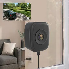 5MP 3K Magnetic Window Camera, Indoor Window Security Camera for Home with Full
