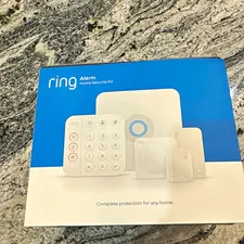 Ring Alarm Home Security Kit System, Wi-Fi Wireless, Alexa, White