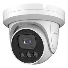 Liberty AI 4MP IP  2.8mm, True WDR, 100’ IR, PoE Outdoor Turret Camera-#L3IP4TS