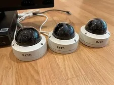 LTS Professional Security System - 8CH PoE NVR, 4 Dome Cameras & Monitor