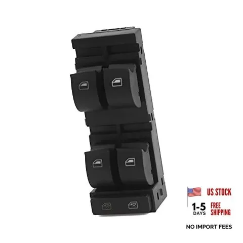 Power Window Switch 4B0959851 4B0959851B Driver Side 5 Button Master Window
