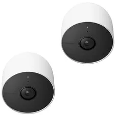 WHITE - GOOGLE NEST CAM OUTDOOR OR INDOOR, BATTERY WIRELESS CAMERA