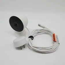 Google Nest Cam Wired Indoor Surveillance Camera, Snow (GA01998-US)
