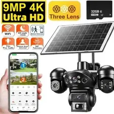 Solar Camera Outdoor Home Wireless Night Vision Two-Way Talk WiFi Surveillance