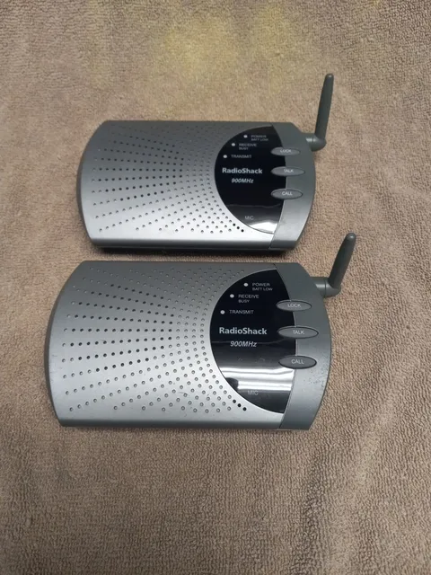 2x Radio Shack 900mhz Wireless Intercom Systems  43-3102 - No Power Cords WORKS