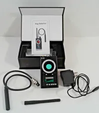 K18 RF detector Anti-spy Detector Camera GSM Audio Bug Finder GPS Scan Open Box