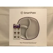 Smart Scale Plate Portion Control System Device and App White Color Design