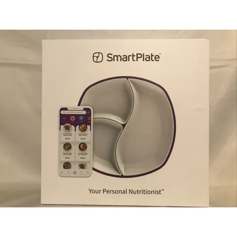 Smart Scale Plate Portion Control System Device and App White Color Design