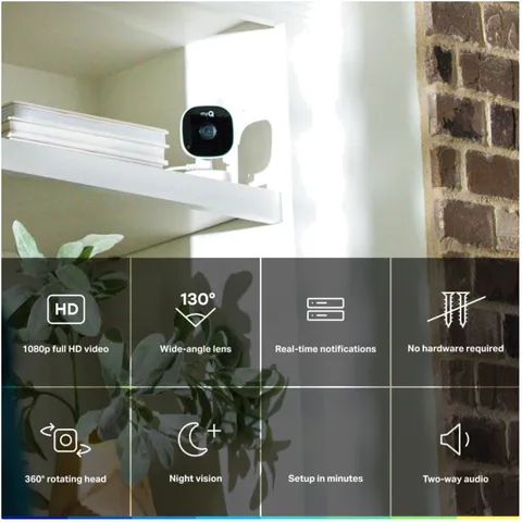 myQ Smart Camera: 1080p HD, Night Vision, Smartphone Control