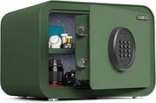 Digital Safe Box, 1.0 Cu.Ft Heavy Duty Solid Steel Home Safe with Keypad, Small