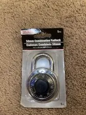 LOCKER COMBINATION PADLOCK 50mm SINGLE CENTER DIAL COMBINATION PADLOCK