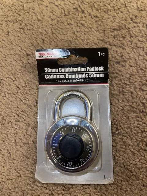 LOCKER COMBINATION PADLOCK 50mm SINGLE CENTER DIAL COMBINATION PADLOCK