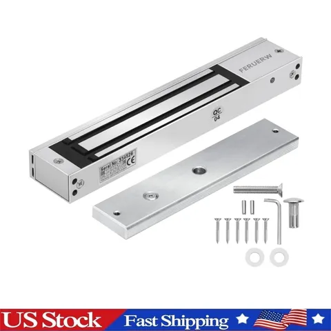 Electromagnetic Door Lock 12V 600LBs Holding Force For Access Control Security