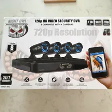 Night Owl AHD7-841 720p 8-Channel AHD DVR System w/ 4 Cameras, 1TB HDD