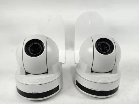 Lot of 2 Sony EVI-D90N Color Video Standard Definition PTZ Camera w/ Mounts