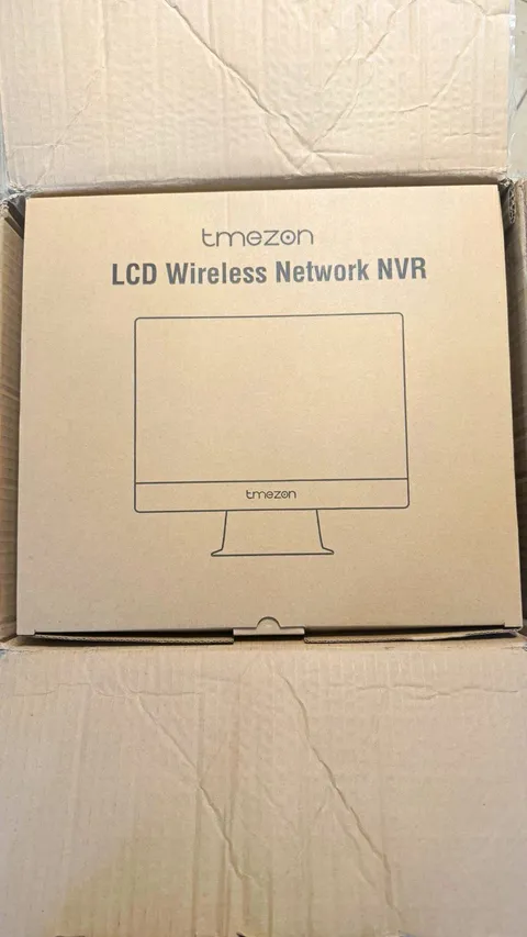 Tmezon 8CH Wireless LCD NVR 10in Monitor 500GB 1080p w/ 8 Cameras Alexa