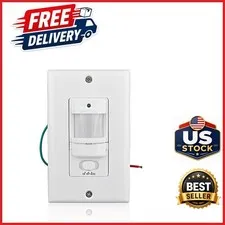 Wall Mounted Motion Sensor Switch with 9m Range for Energy Saving Lighting