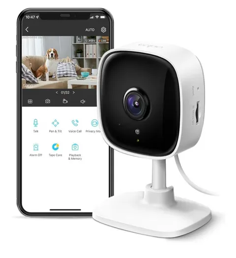 TP-Link Tapo C100 Indoor WiFi Security Camera 1080P HD Night Vision Alexa