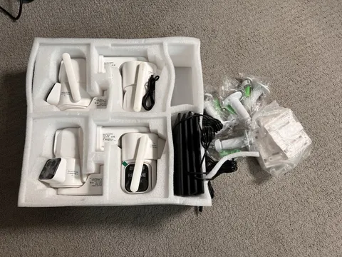 Luovisee Dual Lens Outside Cameras for Home Security Cameras 4 Pack READ!!!!