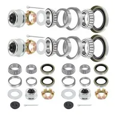 Tgkjmad 4 Sets 7,000 lb Boat Trailer Axle Bearing Kits, 25580 14125A-Set of 4