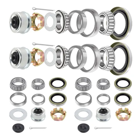 Tgkjmad 4 Sets 7,000 lb Boat Trailer Axle Bearing Kits, 25580 14125A-Set of 4