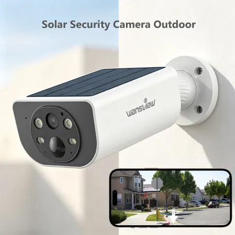 Wansview S1 2K Wireless Security Camera Home WiFi Solar Powered Audio Outdoor