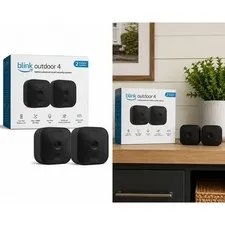 New Sealed Blink Outdoor 4 Wireless Smart Security Camera 2 Camera System 1080p