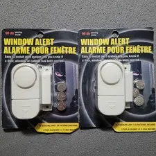 Wireless Window and Door Intruder Alert Alarm Lot (90 db, Batteries Included)