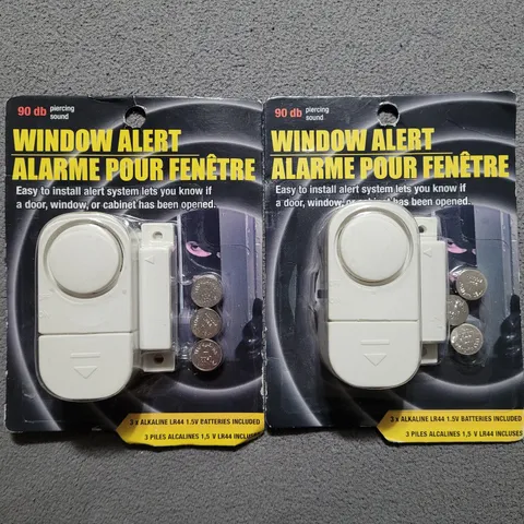 Wireless Window and Door Intruder Alert Alarm Lot (90 db, Batteries Included)