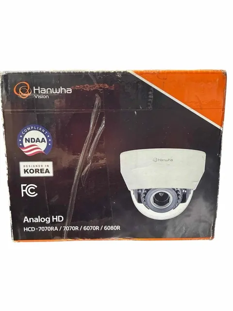 NEW Hanwha Vision Analog HD HCD-6080R 2MP Dome Camera