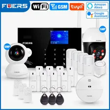 WIFI GSM Alarm System Wireless Home Burglar Security Alarm System Tuya APP Contr