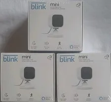 Blink Mini HD Wi-Fi Indoor Camera, Motion Detection, Two-Way Audio, Alexa, White