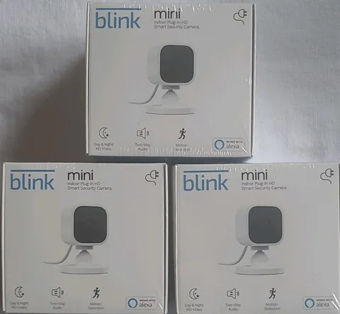 Blink Mini HD Wi-Fi Indoor Camera, Motion Detection, Two-Way Audio, Alexa, White