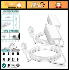 10FT Arlo Camera Charger 2 Pack - Compatible with Pro, Ultra, Go 2, Weather Resi