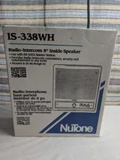 NOS Nutone IS-338WH Indoor 8" Intercom Speaker IS-338WH New