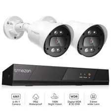 H.265+ 8CH Security Camera System 5MP Lite CCTV DVR HD IR for Home Security IP66