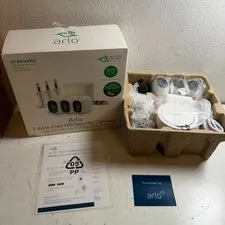 Arlo VMS3330W Wireless Night Vision HD Smart Security Camera System - Pack of 3