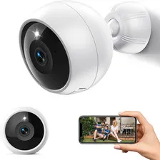 Security Cameras Wireless Outdoor,2K Battery Wireless Wifi Cameras for Home Secu