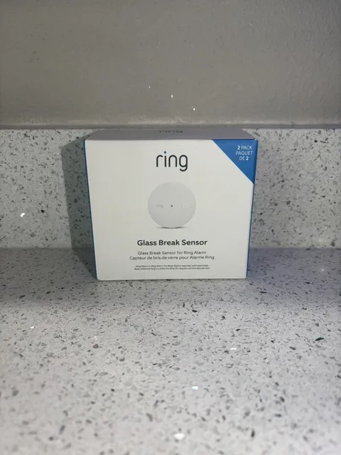 Ring Glass Break Sensor 2 Pack Wireless Smart Home Security Alarm Z Wave New