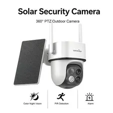 Wansview B7 2K Wireless IP Camera WIFI Outdoor 360°PTZ Smart Home Security Cam