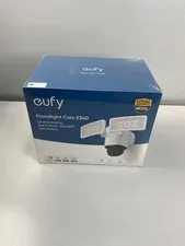 Eufy Floodlight Camera E340 360° coverage Dual Camera 24/7 Recording - White